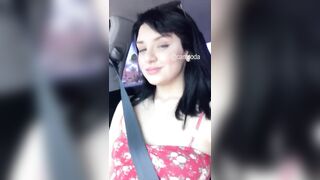 Super Hot Uber Ride Gets Wet In The Backseat!