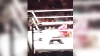 Carmella: Wardrobe Malfunction at house show #2