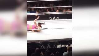 Carmella: Wardrobe Malfunction at house show #3