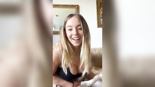 Casual Jiggles: Sydney Sweeney on ig live #4