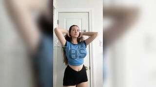 CeCe Rose: Bouncing in a blue shirt #2