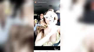 Chanel West Coast: Cleavage and Nipples, Instagram story hottest moments today. #4