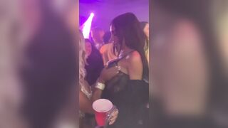 Chantel shaking her titties in slow motion