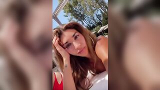 Chantel Jeffries: More sun tanning… #4