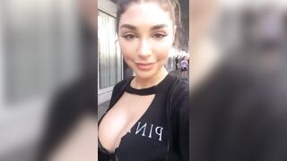 Chantel Jeffries: busty snapchat throwback #2