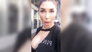 Chantel Jeffries: busty snapchat throwback #3