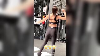 dancing in leggings