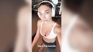 Chantel Jeffries: Workout bounce 3 #4