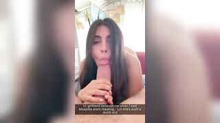 Cheating POV: POV: You receive a video of your girlfriend sucking your friends cock! She thinks it's not cheating! #4