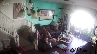 Cheating Whore: She had no idea we had security cameras! #4