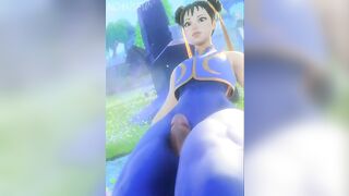 Chun-Li's Thighjob animation (NO1NSFW)