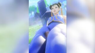 Chun-Li: Chun-Li's Thighjob animation (NO1NSFW) #2