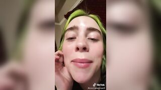 Billie Eilish: Billie fitting an entire ukulele head in her mouth ♥️♥️ I’m excited to see what she comes up with on TikTok #2