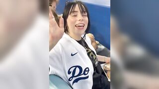 Billie Eilish: Dodgers game #2