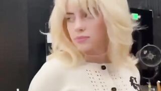 Billie Eilish: Slowed of the new blonde busty Billie #2