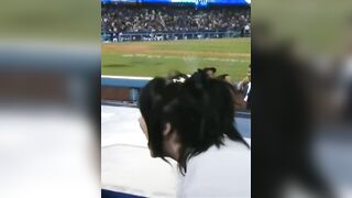 Billie Eilish: Billie Having Fun at Dodgers game. #2