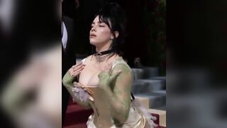 Billie Eilish: Perfect tits in slow mo #3