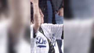 Dancing at the Dodgers game 2