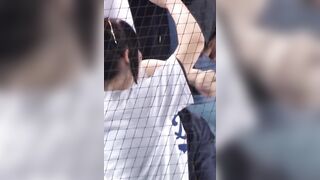 Billie Eilish: Dancing at the Dodgers game 2 #2