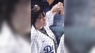 Billie Eilish: Dancing at the Dodgers game 2 #4