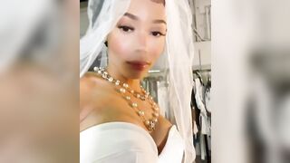 Coi Leray wedding dress