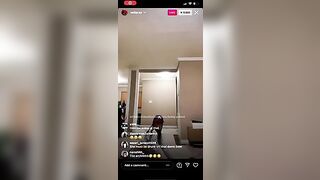 Coi Leray Twerking on ig live