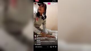 Coi Leray: Coi Leray Twerking on ig live #3