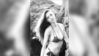 Black and white bikini GIF 3