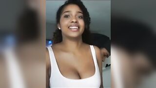 Corie Rayvon: Corie's titties bouncing as she receives backshots #2