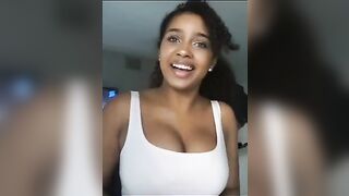 Corie Rayvon: Corie's titties bouncing as she receives backshots #4