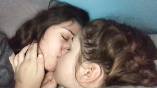 Couple Kissing: Young Lesbians Kissing #3