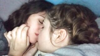 Couple Kissing: Young Lesbians Kissing #4