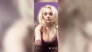 From periscope and she can’t contain her tits