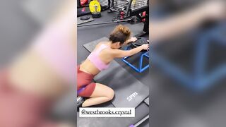 Crystal Westbrooks: Workout video #2