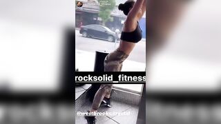 crystal working out 2