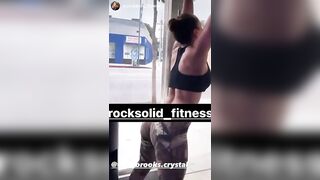 Crystal Westbrooks: crystal working out 2 #3